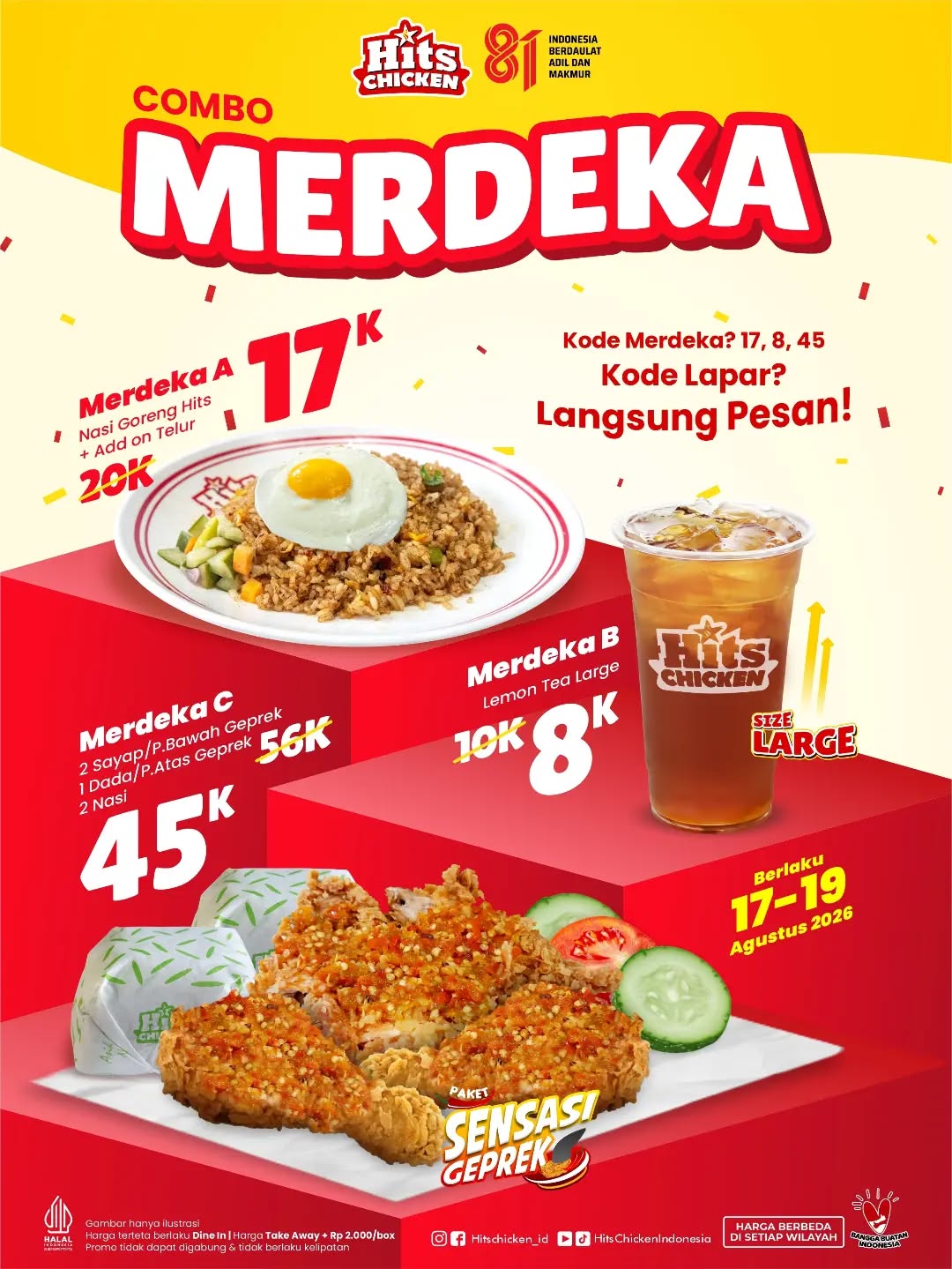 Kegiatan dan hidangan di Tamosa Group